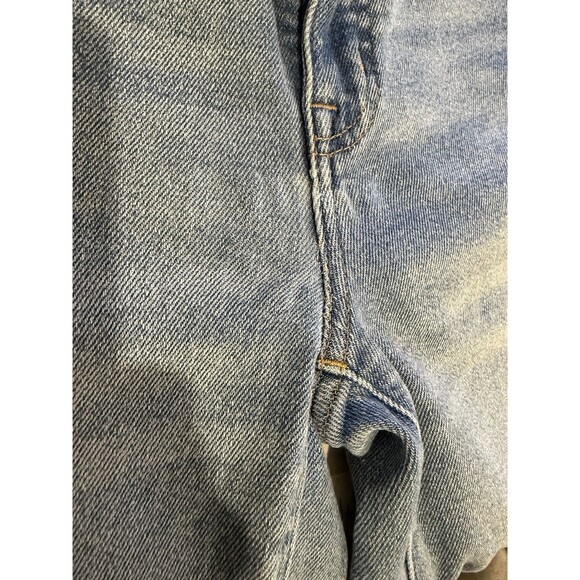 J Crew Stovepipe Jeans Womens 24 High Rise Straight Raw Hem Light Wash Stretch - Picture 8 of 8